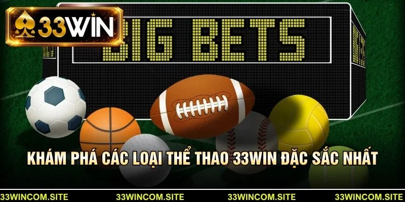 Khám phá các loại thể thao 33win đặc sắc nhất